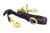 Macs Custom Tie Downs MTD121409 COMBINATION AXLE STRAP BLACK 2in X 8ft WITH DIRECT HOOK RATCHET AND TWISTED SNAP HOOK