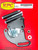 SBC Saginaw Power Steer Bracket Lwp Black