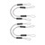 Extreme Max 3006.3252 BoatTector Bungee Dock Line Value 4-Pack - 5, White