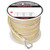 Extreme Max 3006.2261 BoatTector Premium Double Braid Nylon Anchor Line with Thimble - 1/2 x 200, White & Gold