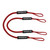 Extreme Max 3006.2571 BoatTector Bungee Dock Line Value 2-Pack - 4, Red