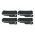 Extreme Max 3006.3005 BoatTector Solid Braid MFP Dock Line Value 4-Pack - 1/2 x 20, Black
