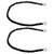 Extreme Max 3006.4596 BoatTector High-Strength Line Snubber & Storage Bungee, Value 2-Pack - 36 with Compact Hooks, Black