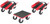 Extreme Max 5800.2000 Economy Snowmobile Dolly System - Red