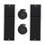 Extreme Max 3006.7225 BoatTector Contour Fender Value 2-Pack - 24, Black
