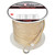 Extreme Max 3006.2252 BoatTector Premium Double Braid Nylon Anchor Line with Thimble - 3/8 x 250, White & Gold