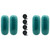 Extreme Max 3006.7712.4 BoatTector HTM Inflatable Fender Value 4-Pack - 6.5 x 15, Teal