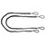 Extreme Max 3006.3036 BoatTector Bungee Dock Line Value 2-Pack - 7, Black