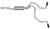 GIBSON EXHST 65572 EXTR DUAL EXHAUST STAINLS