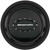 Horn Button Smooth Black Anodized