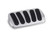 Lokar LOCBAG-6131 BILLET ALUMINUM CURVED AUTOMATIC BRAKE PEDAL PAD