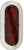 INNOVATIVE LIGHTING INC542-26144007 OVAL RED LED TAILIGHT W/CHROME