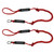 Extreme Max 3006.3105 BoatTector PWC Bungee Dock Line Value 2-Pack - 5, Red
