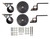 Extreme Max 5800.1051 Wheel Kit for PRO Snowmobile Lift