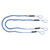 Extreme Max 3006.3089 BoatTector Bungee Dock Line Value 2-Pack - 8, Blue/White