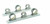 TACO METALS236-F1627531 3 ROD HANGER RACK
