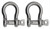 Extreme Max 3006.8315.2 BoatTector Stainless Steel Anchor Shackle - 5/16, 2-Pack