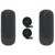 Extreme Max 3006.7300.2 BoatTector HTM Inflatable Fender Value 2-Pack - 6.5 x 15, Black