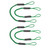 Extreme Max 3006.3246 BoatTector Bungee Dock Line Value 4-Pack - 4, Green