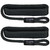 Extreme Max 3006.2153 BoatTector Solid Braid MFP Fender Line Value 2-Pack - 3/8 x 5, Black
