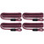 Extreme Max 3006.3375 BoatTector Solid Braid MFP Fender Line Value 4-Pack - 3/8 x 5, Burgundy