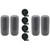 Extreme Max 3006.7474.4 BoatTector HTM Inflatable Fender Value 4-Pack - 6.5 x 15, Gray