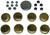 Proform PFM66551 BRASS FREEZE PLUG KIT SBC 400