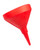 Red D-Shaped Funnel