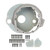 MOPAR GEN III HEMI TO T56 BELLHOUSING KIT W/ BLOCK PLATE CAST ALUMINUM