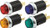 Warning Light Kit 3/4in Red/Blue/Green/Amber