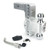 Weigh Safe WSFCTB8-2.5-KA 180 TURNOVER BALL 8 DROP HITCH W/ 2.5 SHANK & CHROME PLATED  2 & 25/16 BALL W/W503 KEYED ALIKE