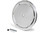 Weld Oval Ultra Mud Cover 15in. w/6-Dzus - Polished Aluminum Cover