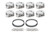 GM LS Dished Piston Set 4.010 Bore -10cc