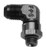 Fragola -10AN x 7/8 - 14 (10) 90 Degree Swivel - Black