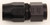 #12 Str Hose End Black