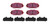 EBC 10-12 Lexus HS250h 2.4 Hybrid Redstuff Front Brake Pads