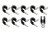 Vibrant Performance VIB17194 STAINLESS STEEL CUSHION PCLAMP FOR 0.75IN O.D. HOSE PACK OF 10