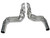 Coated S/C Headers - SBC 63-82 Vette- Side-Mnt.