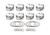 SBF FT Piston Set w/TWH 4.030 Bore  -3.8cc