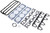 Edelbrock Cyl Hd Gasket Set for 390-428 FE Ford Perf RPM Cyl Hds