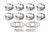 SBF Dished Piston Set 4.125 Bore -19.7cc