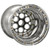 15x17  Blk Magnum Sprint Wheel 6in BS DB
