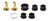 Energy Suspension 07-13 Chevrolet Silverado 1500 Rack and Pinion Bushing Set - Black