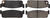 Centric Parts CEN105.04810 POSIQUIET PREMIUM CERAMIC BRAKE PADS WITH HARDWARE