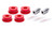 Prothane Subaru Rear Diff Front Mount Bushings - Red
