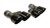 Corsa 15-16 Ford Mustang GT 5.0 Black Quad Tips Kit