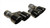 Corsa 15-16 Ford Mustang GT 5.0 Black Quad Tips Kit