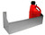 Fuel Jug Rack 3 Jug 34.5x12x13