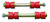Prothane Universal End Link Set - 3 1/2in Mounting Length - Red