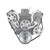 Speedmaster PCE415.1020.01 Chevy BBC 454 Aluminum Complete Serpentine Engine Pulley Kit Polished